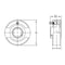 Ami Bearings SINGLE ROW BALL BEARING - 2 WIDE SET SCREW ROUND CARTRIDGE UCLC210-32 - alternate 2
